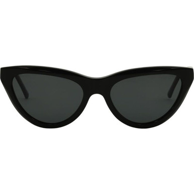 Bask Eyewear Isla - Black/Dark Grey Polarised Lenses