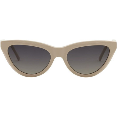 Bask Eyewear Isla - Bone/Smoke Gradient Polarised Lenses