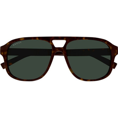 GUCCI GG1856S - Havana/Green Lenses