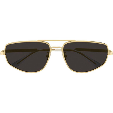 Bottega Veneta BV1125S - Gold/Grey Lenses