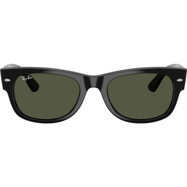 Ray-Ban Mega Wayfarer II RB0832S - Black/Green Glass Lenses
