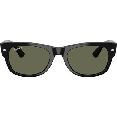 Ray-Ban Mega Wayfarer II RB0832S - Black/Green Polarised Glass Lenses