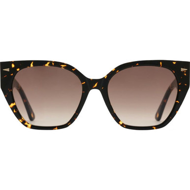 Ahlem Marguerite - Yellow Turtle/Smoke Gradient Lenses