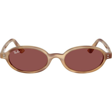 Ray-Ban RB4472, Cream Havana/Dark Violet Lenses 51 Eye Size