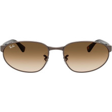 Ray-Ban Round Double Bridge RB3647N Gold/Brown Polarised display picture 1