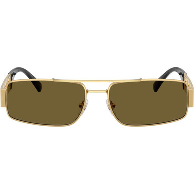 Versace VE2257 - Gold/Dark Brown Lenses
