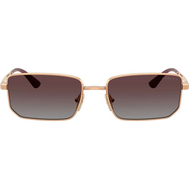 Rose Gold/Violet Grey Gradient Polarised Lenses