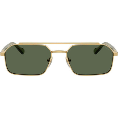 Vogue Eyewear VO4356S - Gold/Dark Green Lenses
