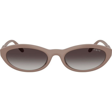 Vogue Eyewear VO5697SU, Taupe/Grey Gradient Lenses