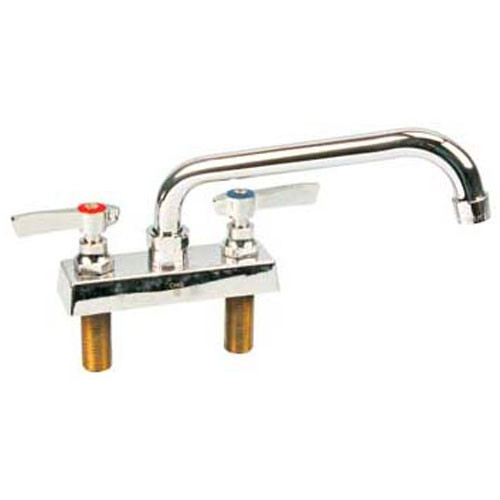 FAUCET,4"DECK , 8"SPT,LEADFREE