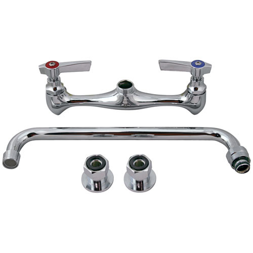WALL MOUNT FAUCET - ECONOMY, W/12" SPOUT