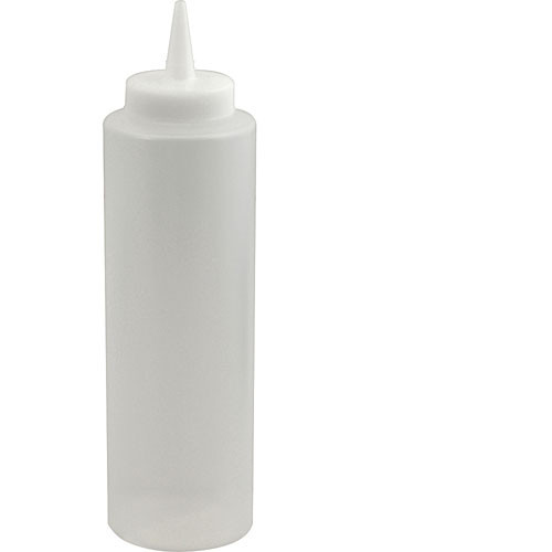 BOTTLE,SQUEEZE , 12 OZ,CLEAR