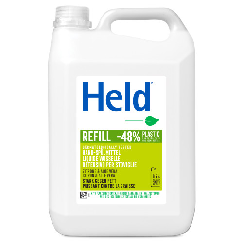 Held Liquide vaisselle au citron et à l'aloé vera 5L Held Liquide vaisselle au citron et à l'aloé vera 5L