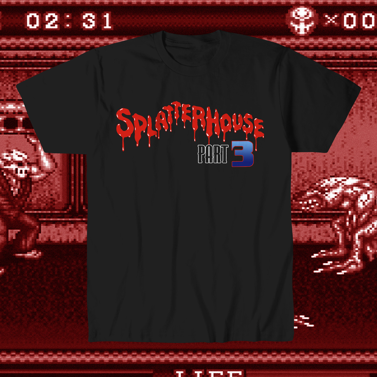 Splatterhouse Part 3 / スプラッターハウスPART3 Logo - Asian Shock!