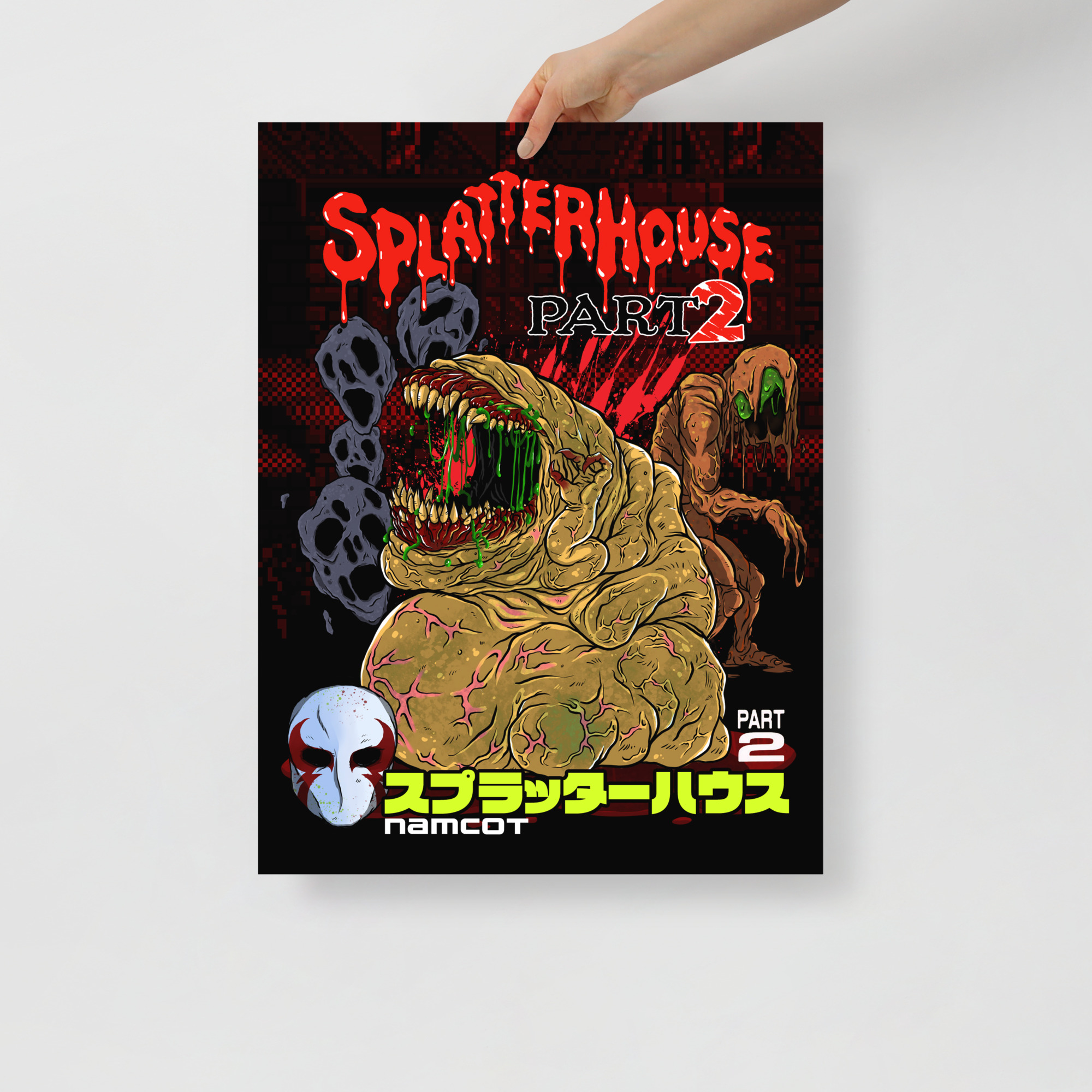 Splatterhouse Part 2 / スプラッターハウス Part 2 Poster - Asian Shock!