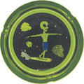 6ct. 3.5in Glass Ashtrays - Trippy Vibes