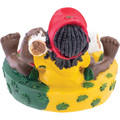 Jamaican Poly Resin Mixed Colour Ashtray