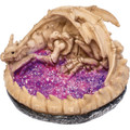 4.5in Bone Dragon Purple Glittering Ashtray