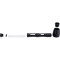 Black Dual Window Aluminium Glass Pipe