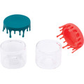 24Count 50Ml Glass Dab Jars Silicone Top - Kushrx