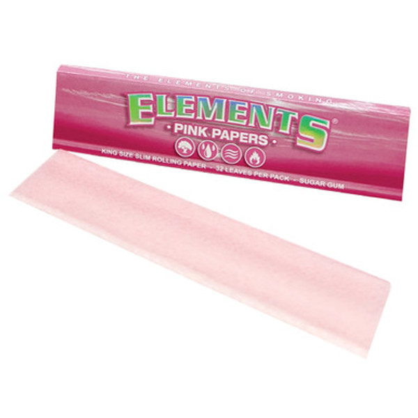 50 Ct. Elements Pink Rice Papers - King Size
