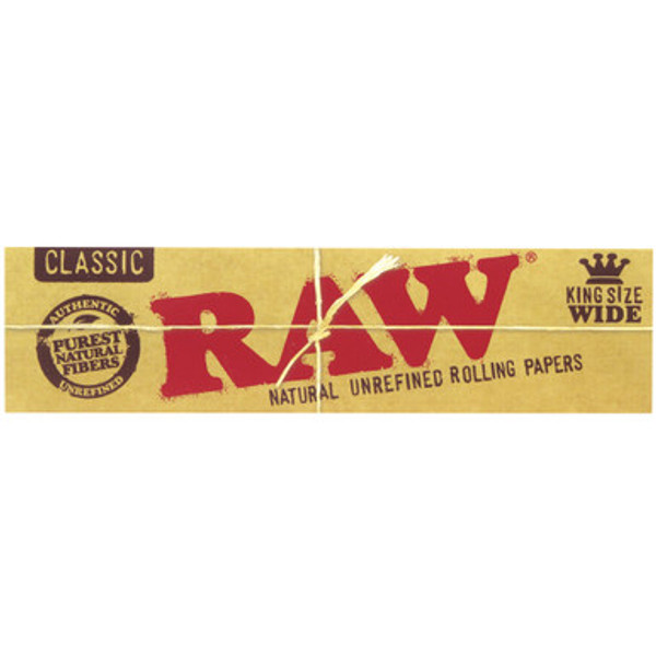 50 Ct. Raw Classic Paper King Size Wide