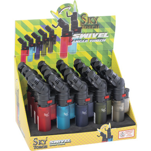 20Ct. Sky Angle Swivel Torch (Frosred Color)