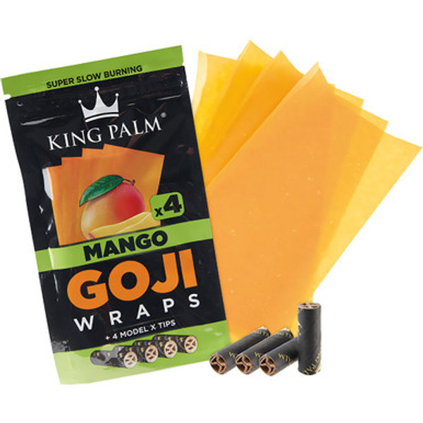 15 Ct. King Palm Goji Berry Wrap - Mango - 4pk