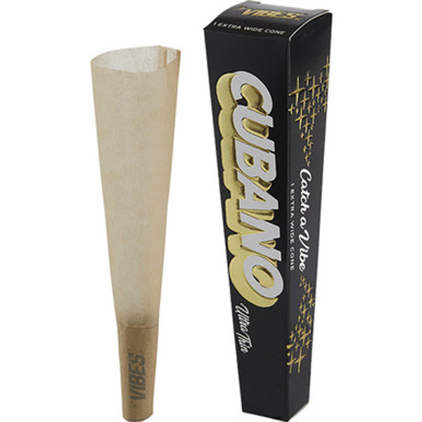 24 Ct. Vibes Ultra Thin Cubano Cone King Size (1 Cone)