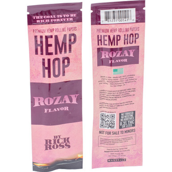 25 Ct. Rick Ross Hemp Hop Wrap - Rozay