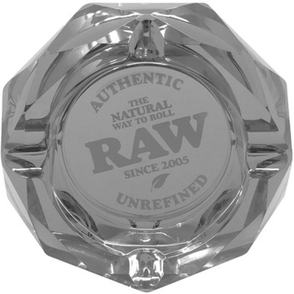 6in RAW The Dark Side Glass Ashtray