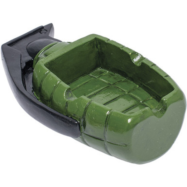 4ct. Grenade Polystone Ashtrays