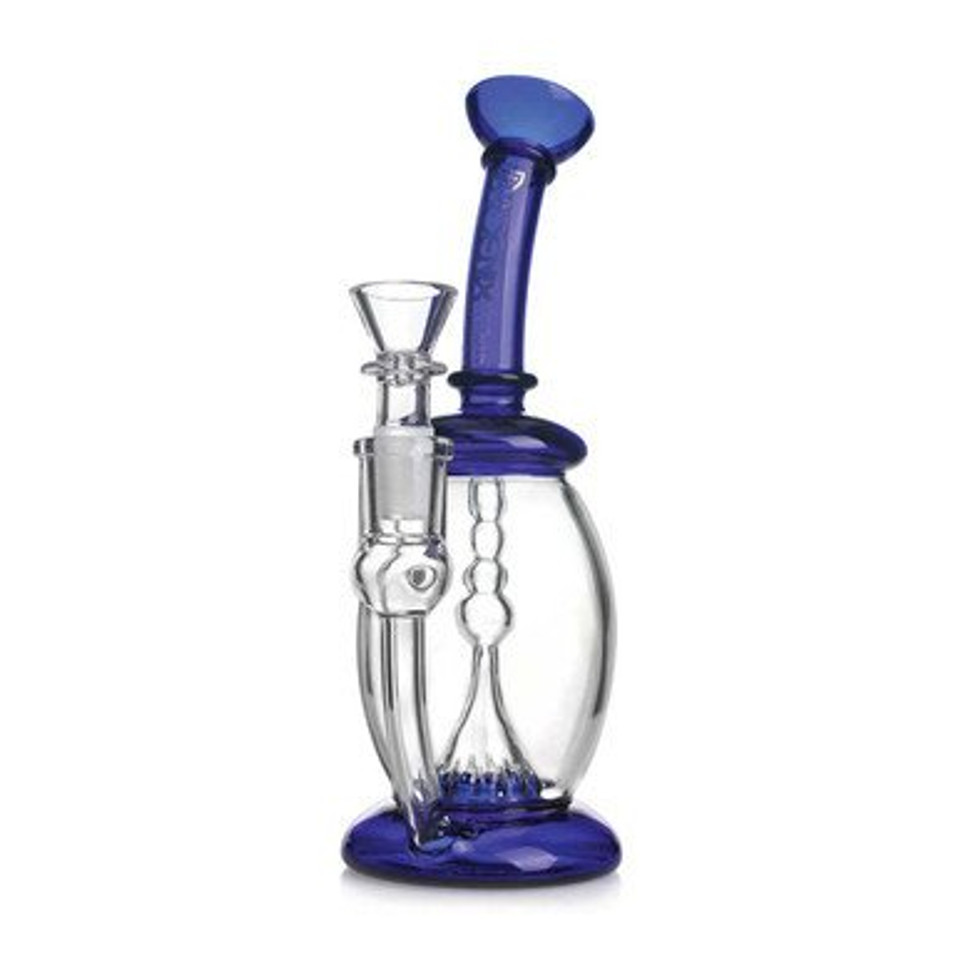 PHOENIX STAR FAB EGG BUBBLER WITH SHOWERHEAD PERC 8 INCH PHOENIX STAR FAB EGG BUBBLER WITH SHOWERHEAD PERC 8 INCH