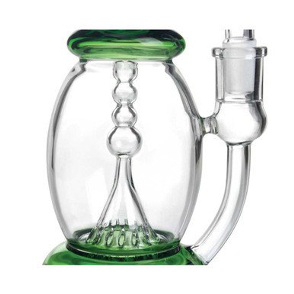 PHOENIX STAR FAB EGG BUBBLER WITH SHOWERHEAD PERC 8 INCH PHOENIX STAR FAB EGG BUBBLER WITH SHOWERHEAD PERC 8 INCH