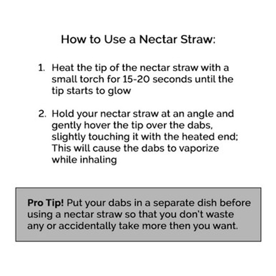 Nectar Straw - Frosted Sandblast