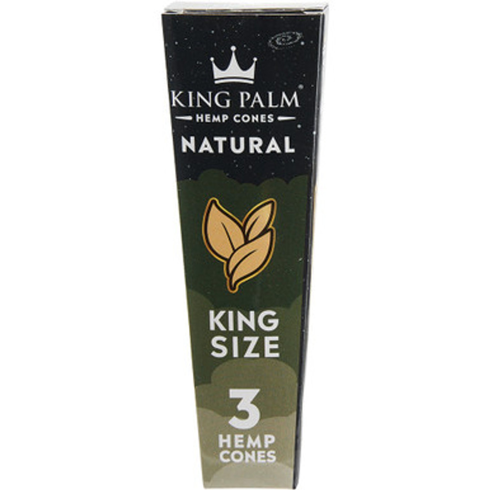30 Ct. 3pk King Palm King Size Cones - Natural