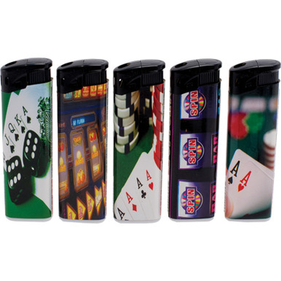 50Ct. Casino EleCtronic Lighters