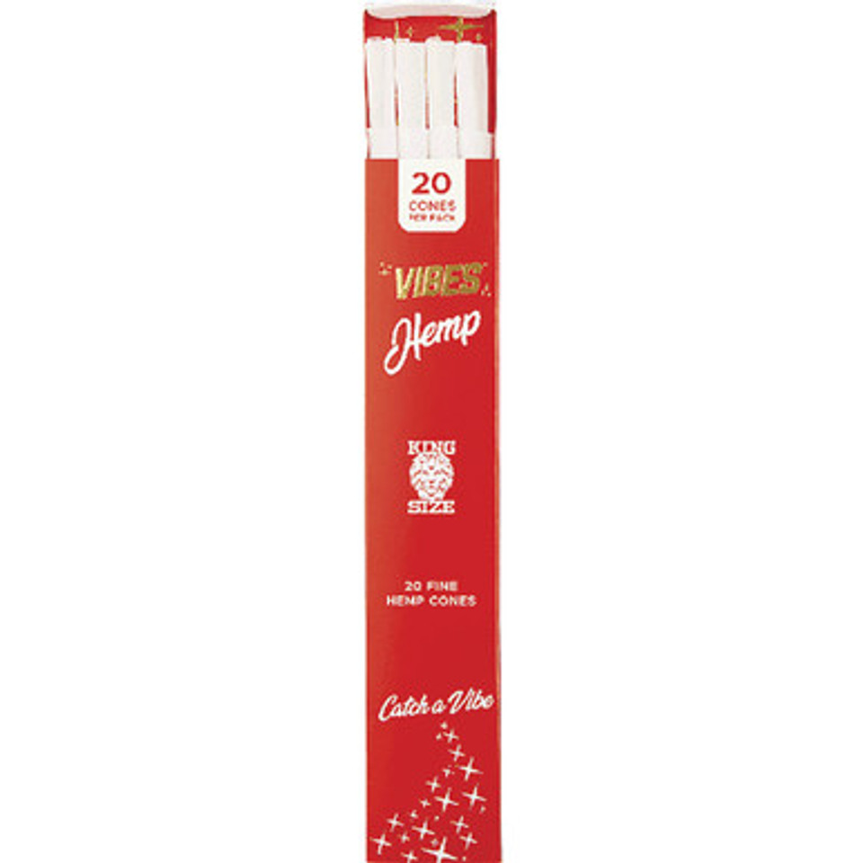 8 Ct. Vibes Hemp King Size (20 Cones)