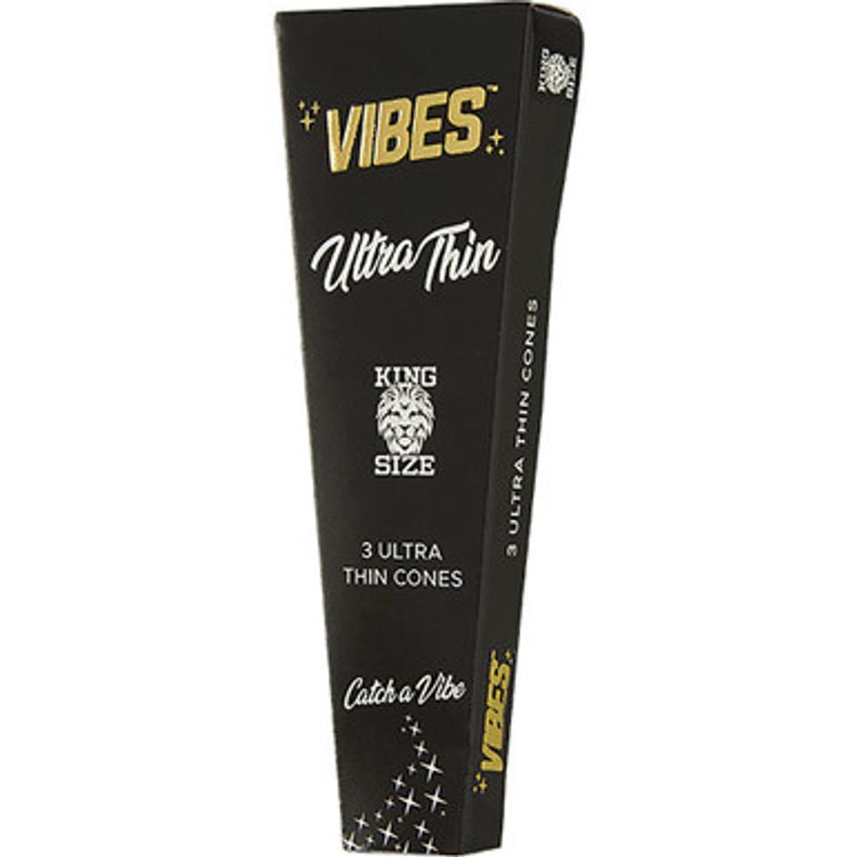 30 Ct. Vibes Ultra Thin Cone King Size (3 Cones)