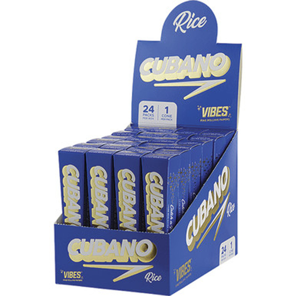 24 Ct. Vibes Rice Cubano Cone King Size (1 Cone)