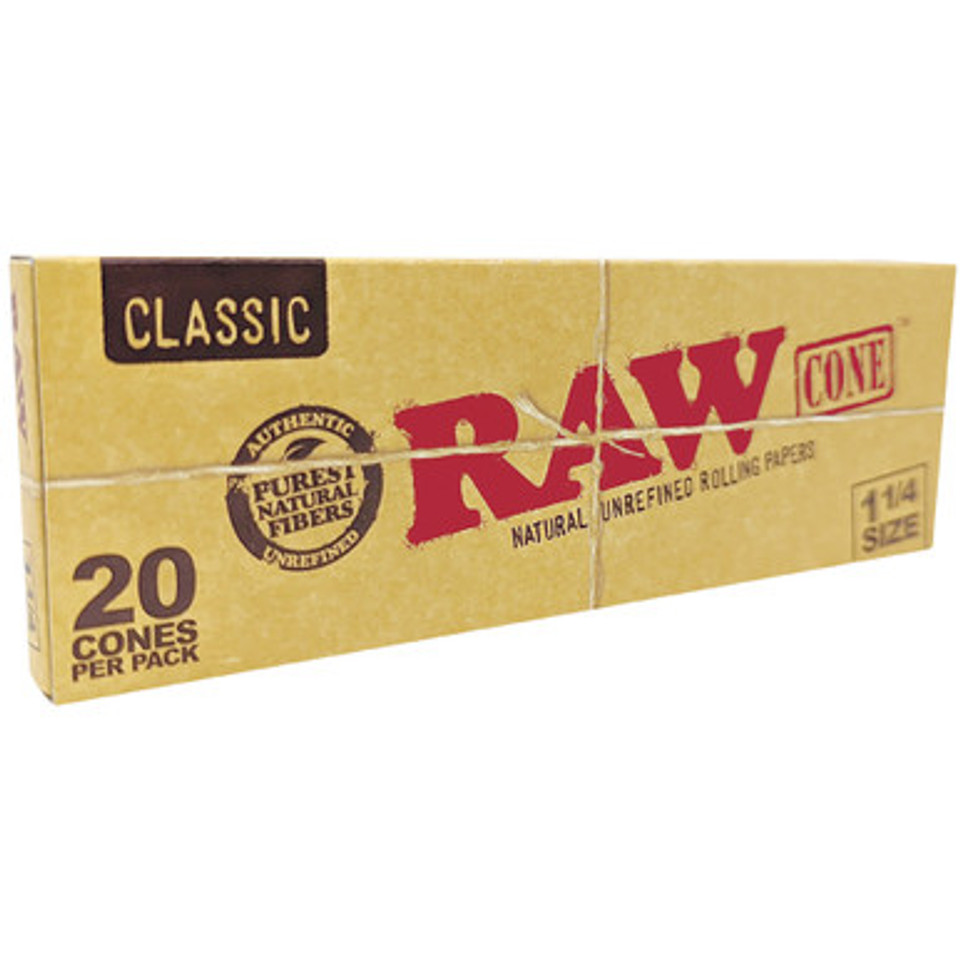 12 Ct. 20pk Raw Classic Cone - 1.25" (DISPLAY)