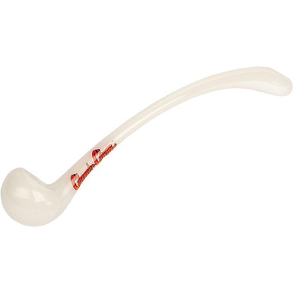 9in White Chongdolf Hand Pipe - Cheech & Chong