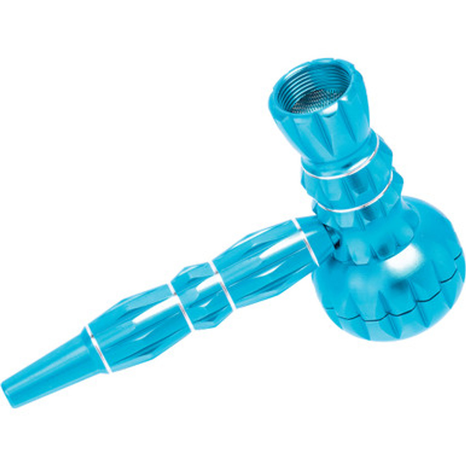 Blue Aluminium Pipe w/ Grinder
