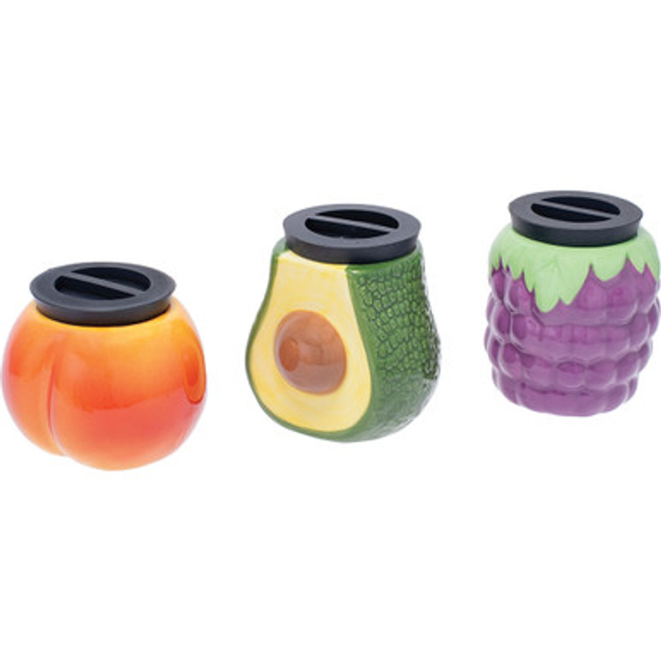 6Count Medium Fruit Stash Jars