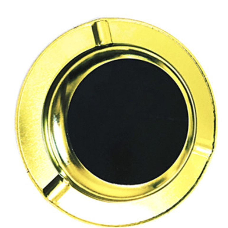 Raw Round Metal Magnetic Ashtray