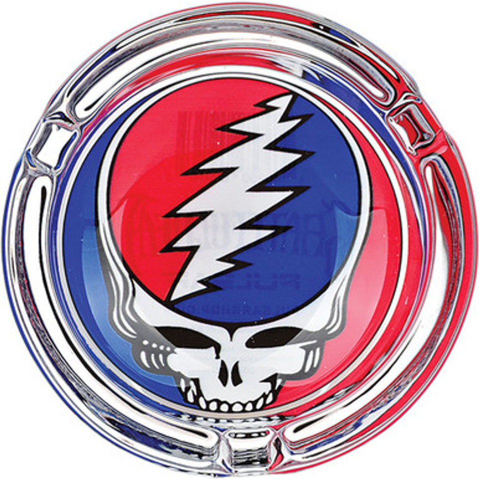 6ct Grateful Dead x Pulsar Licensed Glass Ashtrays - 3.5" /