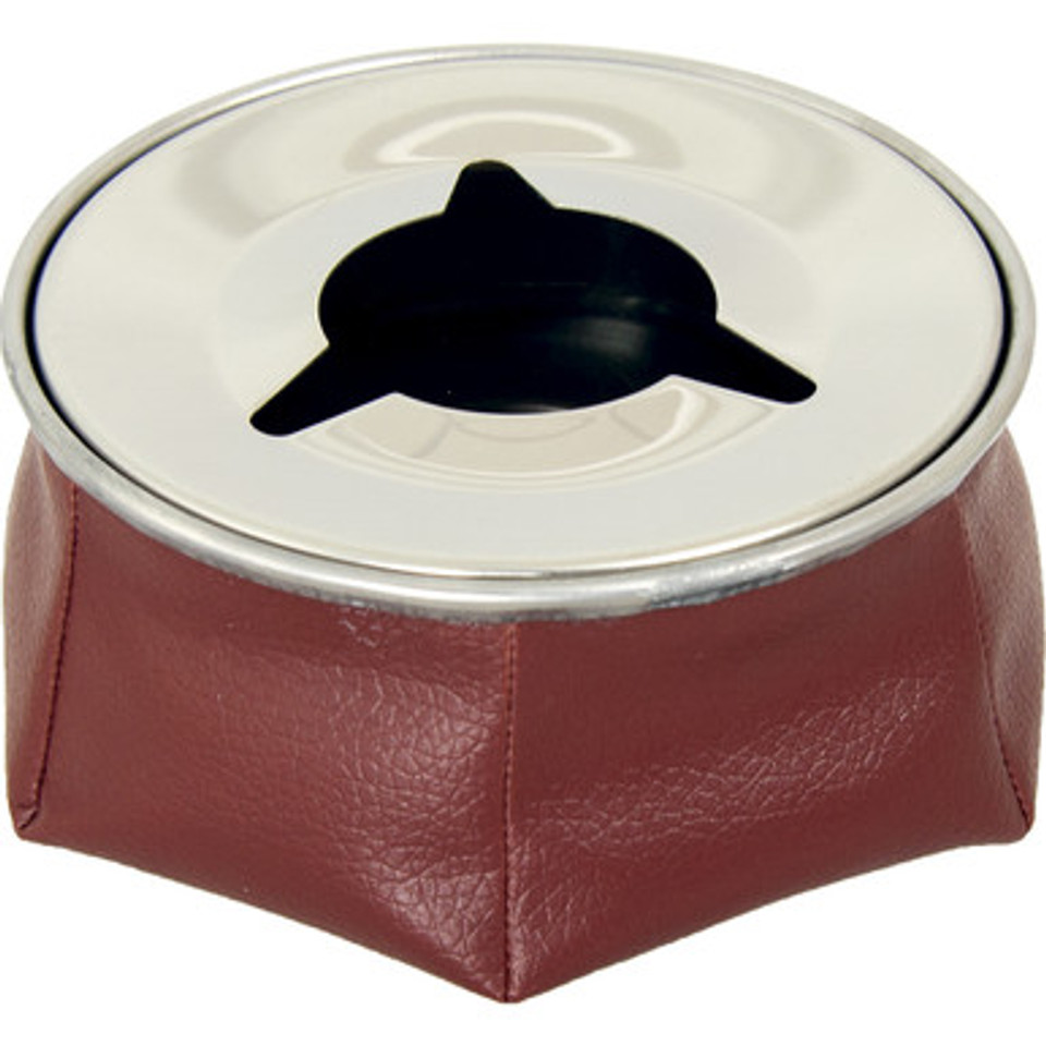 Bean Bag Ashtray (pu Leather) Brown Color