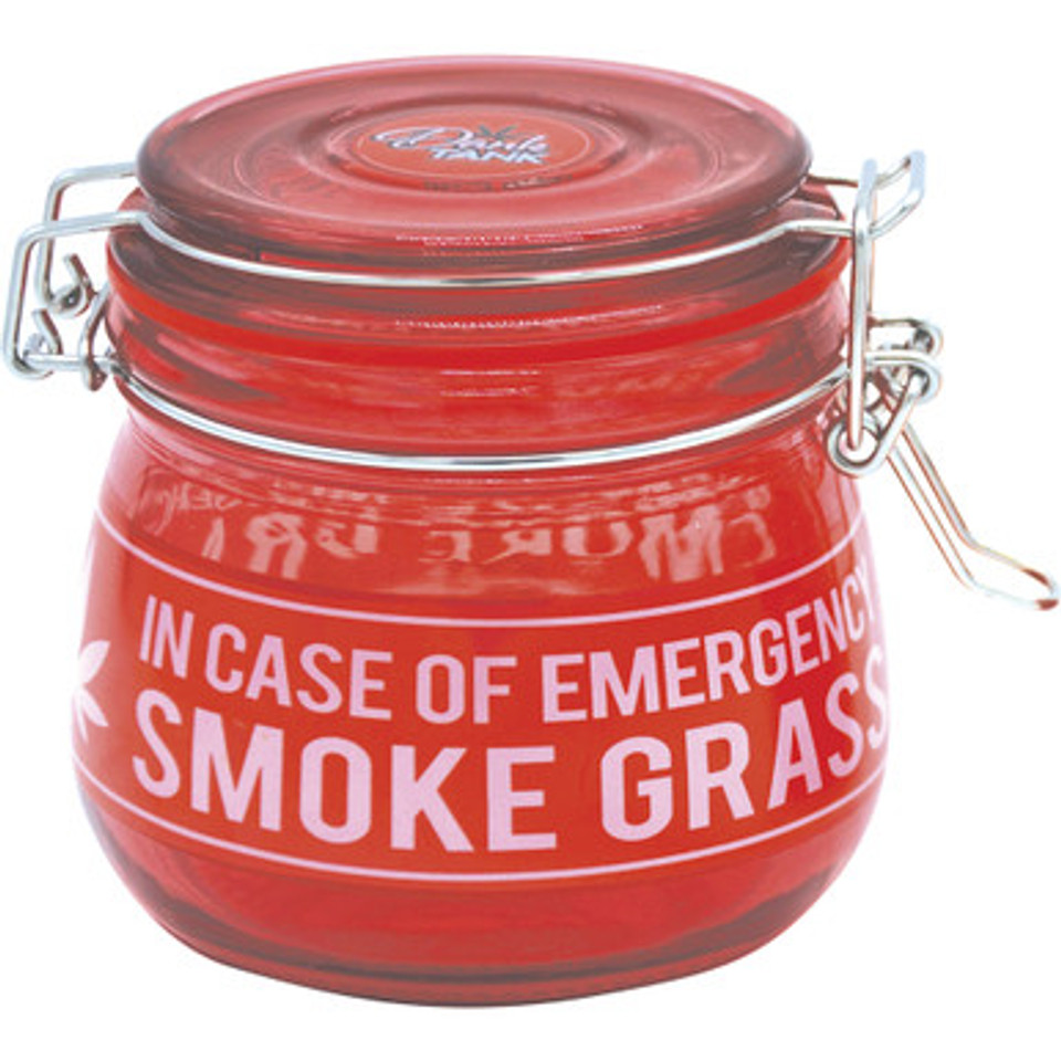 500Ml Glass Jars Red Emergency