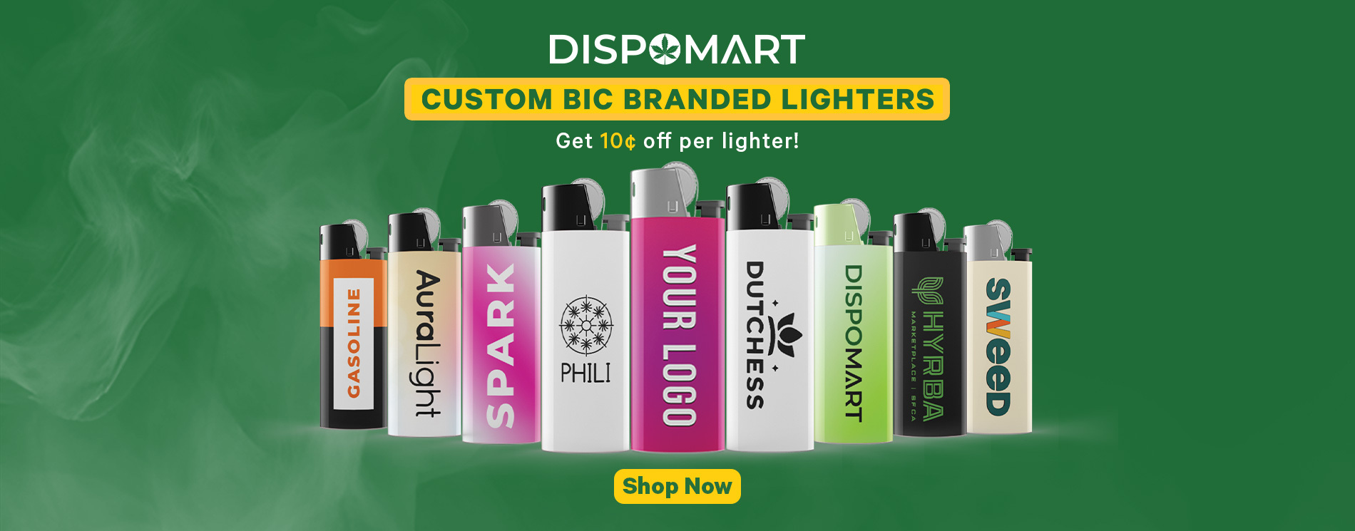 Custom big branded lighters