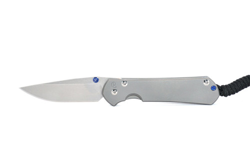 Small Sebenza 31- Drop Point Blade with Glass Blasted Handle - Chris Reeve Knives